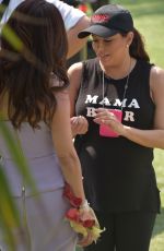 Pregnant EVA LONGORIA on the Set of Grand Hotel in Miami 03/19/2018