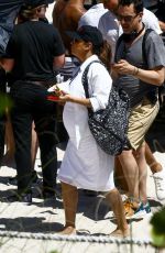 Pregnant EVA LONGORIA Out and About in Miami 03/26/2018