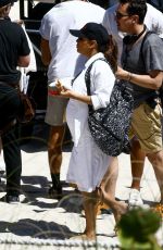 Pregnant EVA LONGORIA Out and About in Miami 03/26/2018
