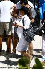 Pregnant EVA LONGORIA Out and About in Miami 03/26/2018
