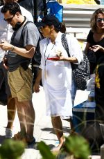 Pregnant EVA LONGORIA Out and About in Miami 03/26/2018
