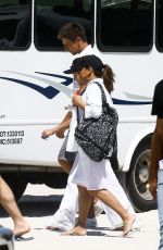 Pregnant EVA LONGORIA Out and About in Miami 03/26/2018