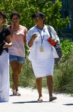 Pregnant EVA LONGORIA Out and About in Miami 03/26/2018