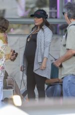Pregnant EVA LONGORIA Out in Miami 03/17/2018