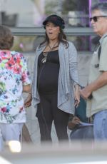 Pregnant EVA LONGORIA Out in Miami 03/17/2018