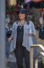 Pregnant EVA LONGORIA Out in Miami 03/17/2018