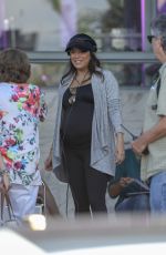 Pregnant EVA LONGORIA Out in Miami 03/17/2018