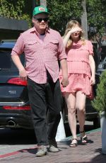 Pregnant KIRSTEN DUNST and Jesse Plemons Out for Lunch at Olive & Thyme in Los Angeles 03/29/2018