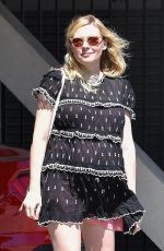 Pregnant KIRSTEN DUNST Out for Lunch in Studio City 03/28/2018