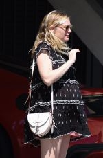 Pregnant KIRSTEN DUNST Out for Lunch in Studio City 03/28/2018
