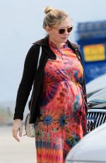 Pregnant KIRSTEN DUNST Out Shopping in Los Angeles 03/17/2018