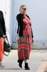 Pregnant KIRSTEN DUNST Out Shopping in Los Angeles 03/17/2018