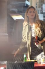 Pregnant MICHAELLA MCCOLLUM Out for Lunch in Spain 03/05/2018