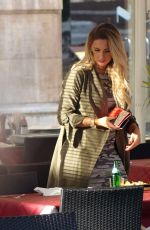 Pregnant MICHAELLA MCCOLLUM Out for Lunch in Spain 03/05/2018