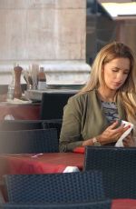 Pregnant MICHAELLA MCCOLLUM Out for Lunch in Spain 03/05/2018