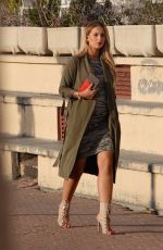 Pregnant MICHAELLA MCCOLLUM Out for Lunch in Spain 03/05/2018