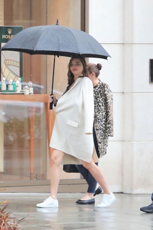 Pregnant MIRANDA KERR Out Shopping in Beverly Hills 03/03/2018