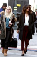 PRIYANKA CHOPRA on the Set of Quantico in New York 03/06/2018