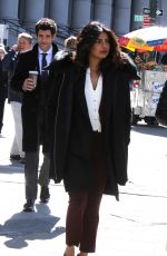 PRIYANKA CHOPRA on the Set of Quantico in New York 03/06/2018