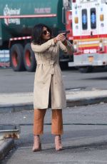 PRIYANKA CHOPRA on the Set of Quantico in New York 03/17/2018