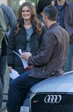 RACHEL BILSON on the Set of Take Two in Vancouver 03/17/2018
