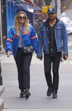 RACHEL HILBERT abd Brett Eldredge Out in New York 03/28/2018