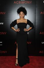 RACQUEL BIANCA at Acrimony Premiere in New York 03/27/2018