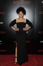 RACQUEL BIANCA at Acrimony Premiere in New York 03/27/2018