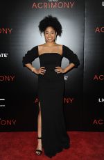 RACQUEL BIANCA at Acrimony Premiere in New York 03/27/2018