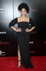 RACQUEL BIANCA at Acrimony Premiere in New York 03/27/2018