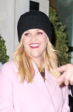 REESE WITHERSPOON Leaves Her Hotel in New York 03/08/2018