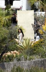 RIHANNA on the Set of a Photoshoot in Ibiza 03/21/2018