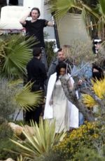 RIHANNA on the Set of a Photoshoot in Ibiza 03/21/2018