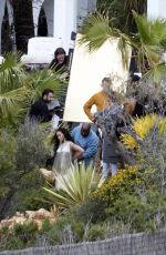 RIHANNA on the Set of a Photoshoot in Ibiza 03/21/2018