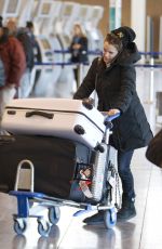 RILEY KEOUGH at Airport in Montreal 03/20/2018