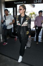 RITA ORA at LAX Airport in Los Angeles 03/28/2018