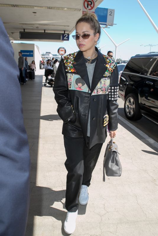 RITA ORA at LAX Airport in Los Angeles 03/28/2018