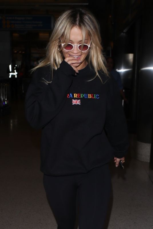 RITA ORA at Los Angeles International Airport 03/06/2018