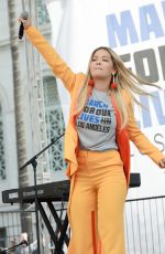 RITA ORA at March for Our Lives in Los Angeles 03/24/2018
