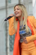 RITA ORA at March for Our Lives in Los Angeles 03/24/2018
