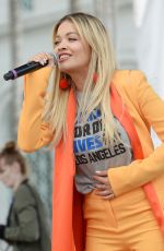 RITA ORA at March for Our Lives in Los Angeles 03/24/2018