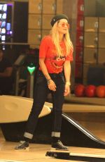 RITA ORA Night Out at Shatto 39 Lanes in Los Angeles 03/21/2018