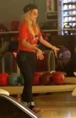 RITA ORA Night Out at Shatto 39 Lanes in Los Angeles 03/21/2018