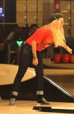 RITA ORA Night Out at Shatto 39 Lanes in Los Angeles 03/21/2018