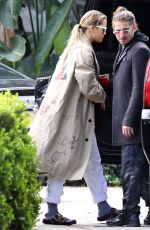 RITA ORA Visits a Friend in Westwood 03/16/2018