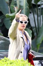 RITA ORA Visits a Friend in Westwood 03/16/2018