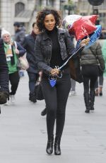 ROCHELLE HUMES Out and About in London 03/18/2018