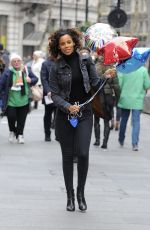 ROCHELLE HUMES Out and About in London 03/18/2018
