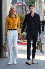 ROMEE STRIJD and Laurens Van Leeuwen Out in Venice 02/28/2018