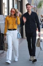 ROMEE STRIJD and Laurens Van Leeuwen Out in Venice 02/28/2018